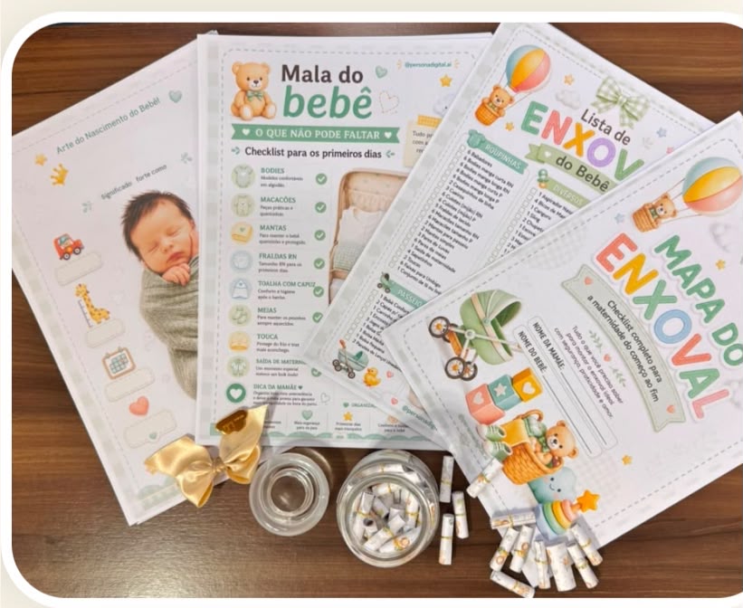 Mapa do Enxoval do Bebê — Guia completo ilustrado